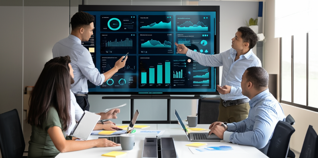 Dedicated team collaborating on finance operations